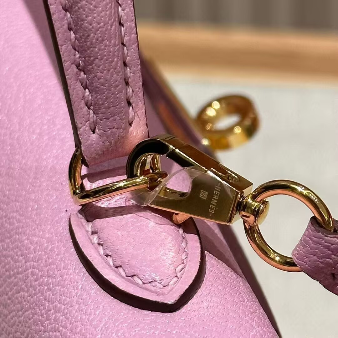 H**me5 mini kelly chèvre 19 19×6×12cm (20 days for customization)