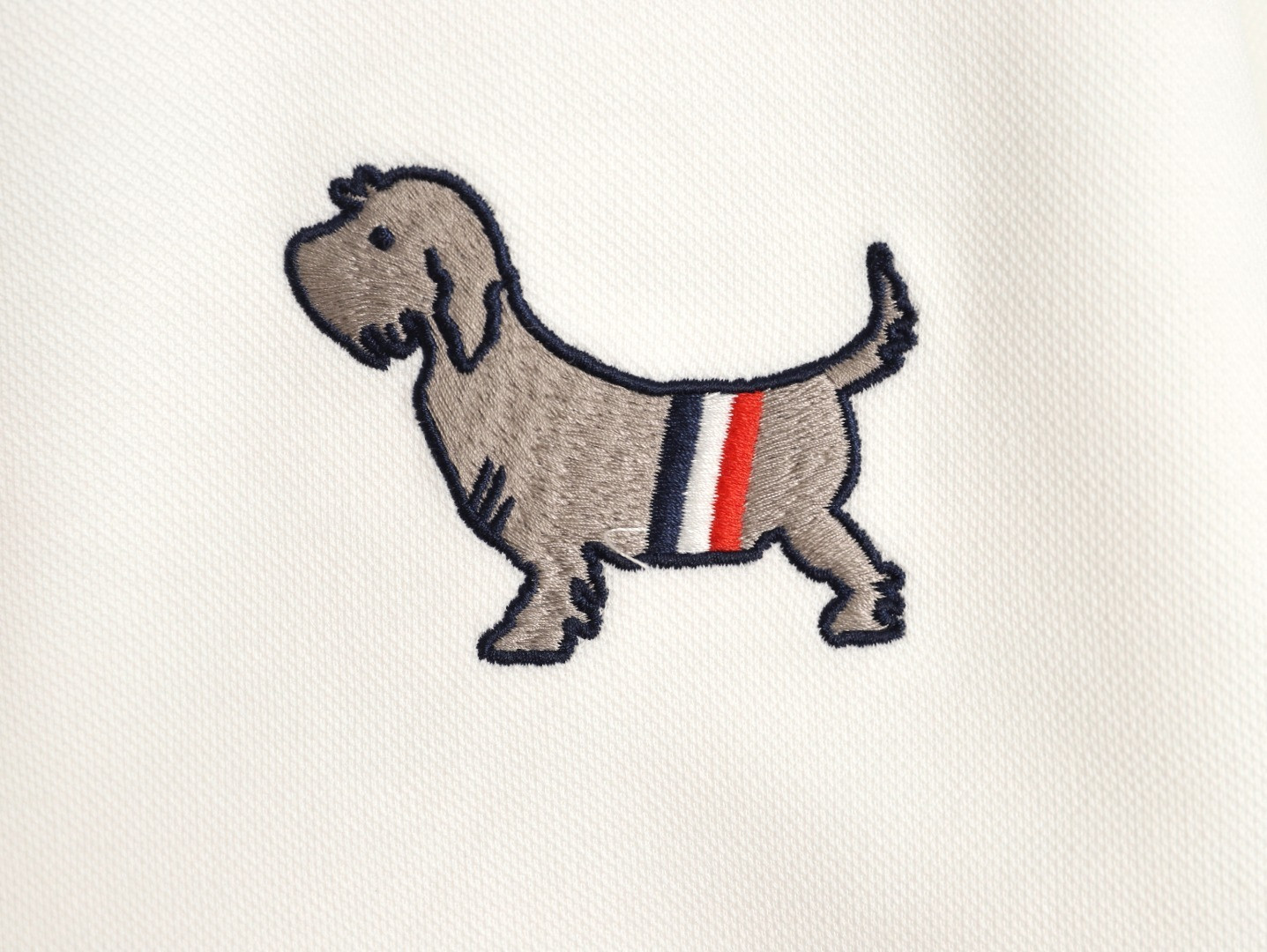 Thom Browne TB Long-sleeved Polo Shirt