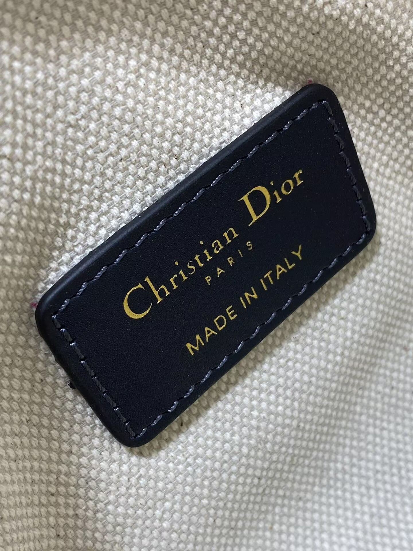 D*or groove 17 bag blue D*or oblique jacquard 17x10x8cm