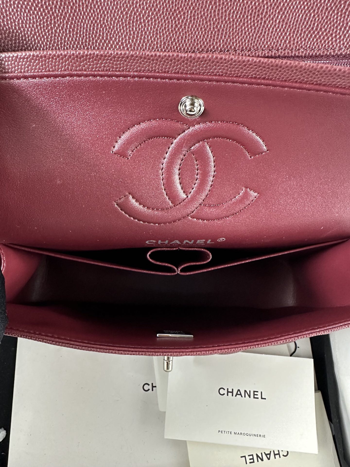 Ch*el classic 11.12 handbag 14.5×23×6cm