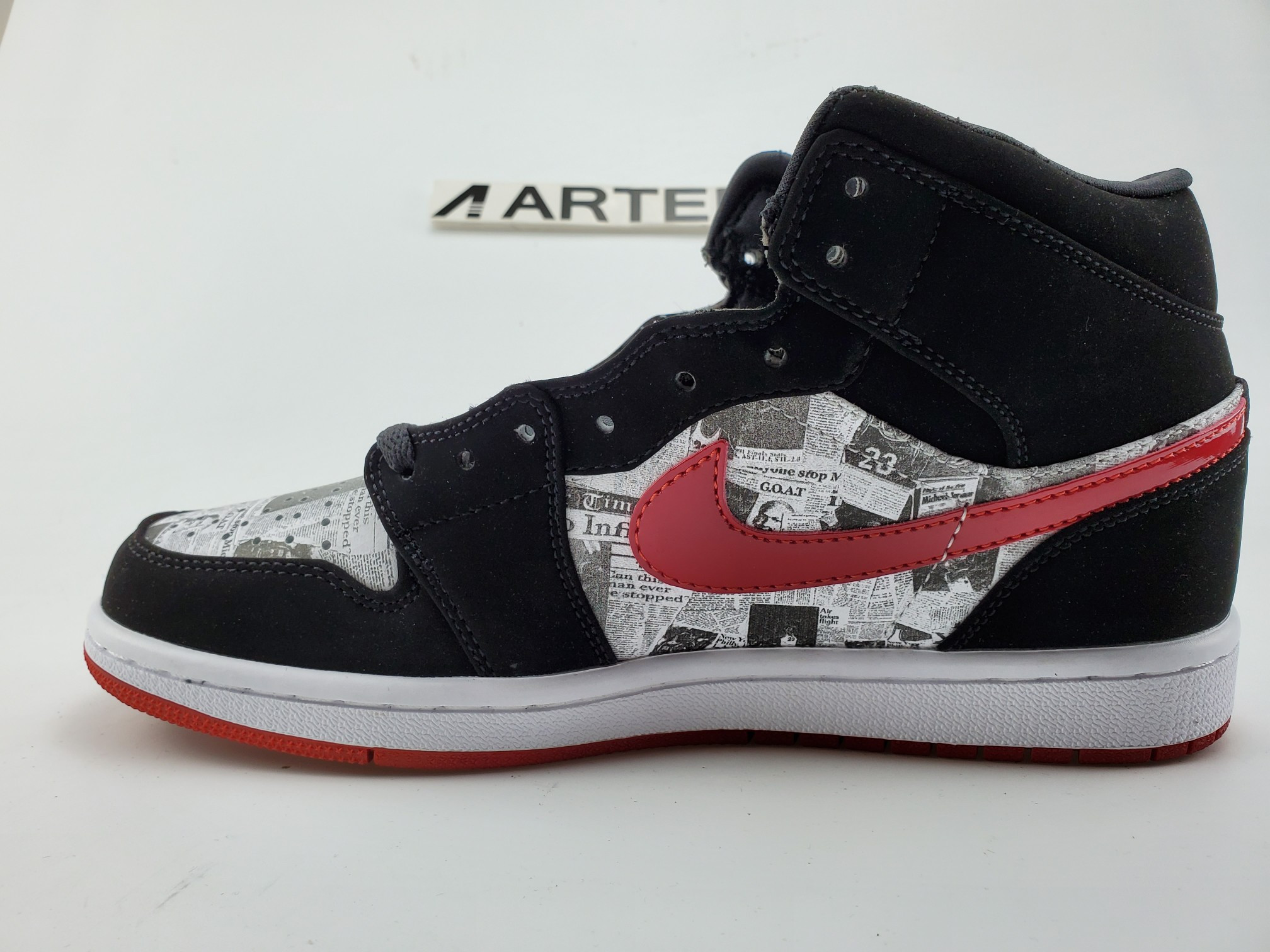 Air Jordan 1 Mid Newspaper Air Times