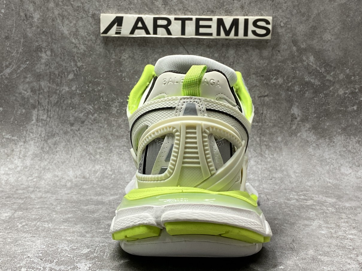 Balenciga Track Trainer White Fluo Yellow