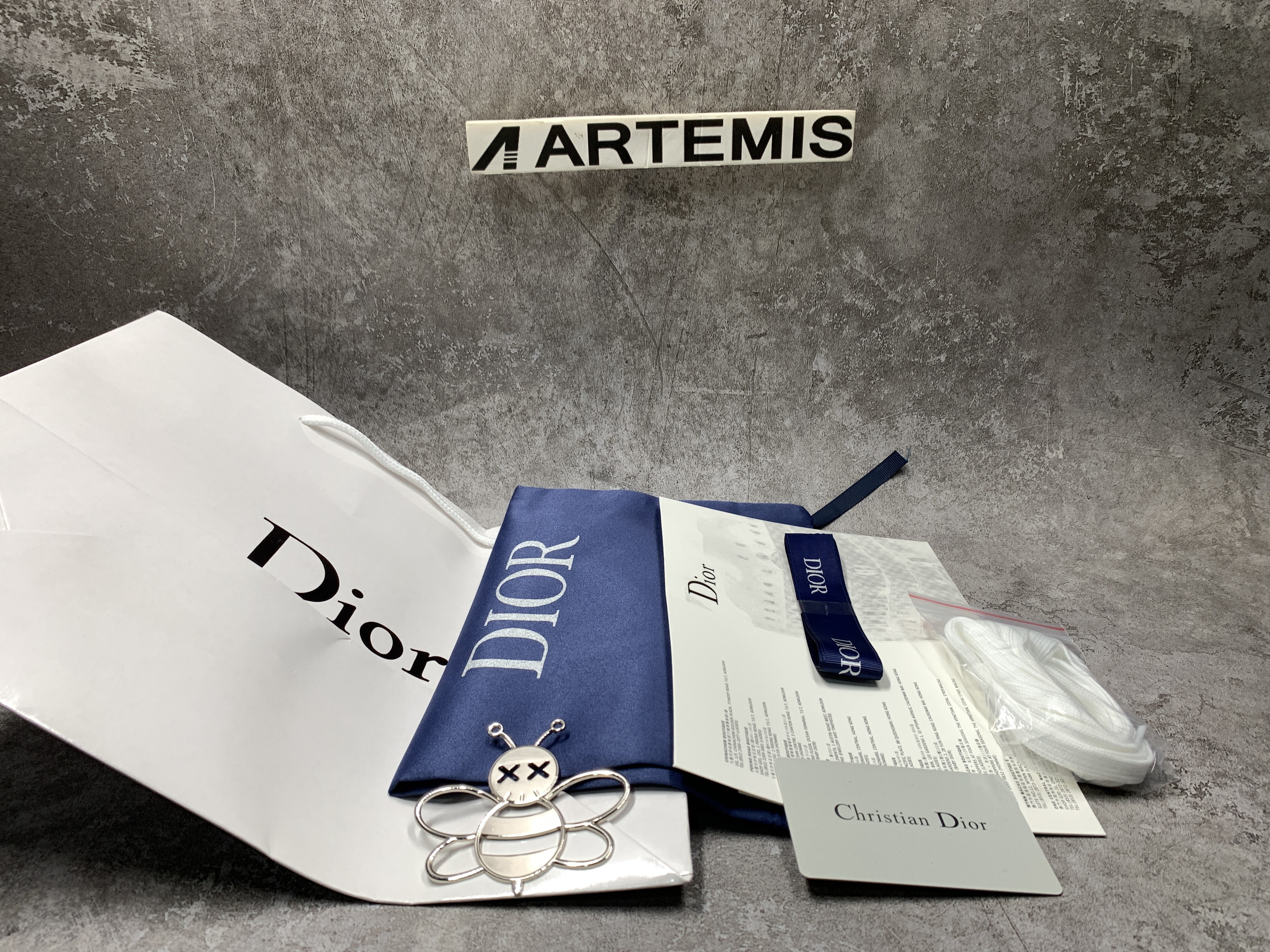 D*or b23 low top canvas oblique black