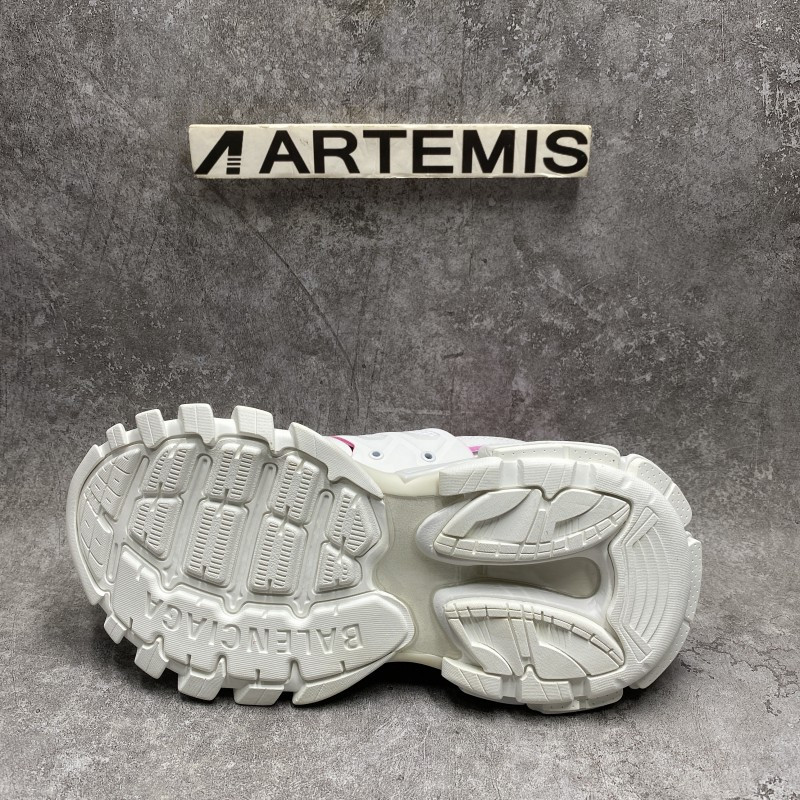 Ba*len*cia*ga track  sock white pink