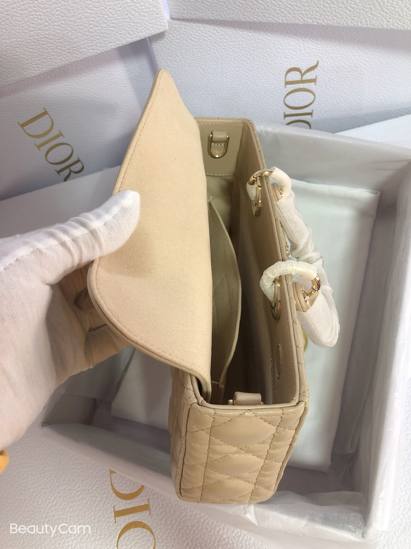 D*or lady d-joy bag medium sad colored 26 x 13.5 x 5 cm