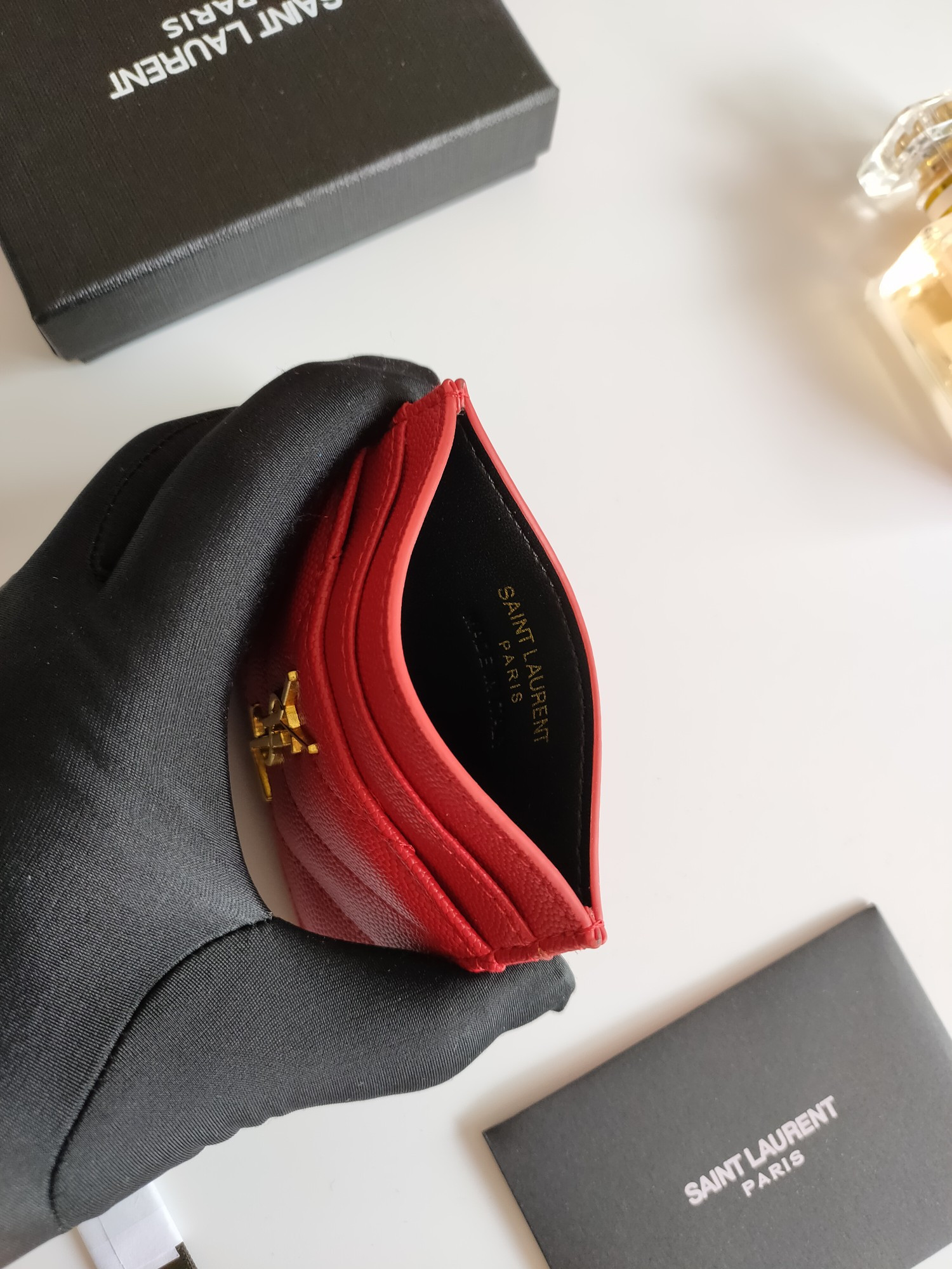 Y*L card holder 10.5×7.5×0.5cm