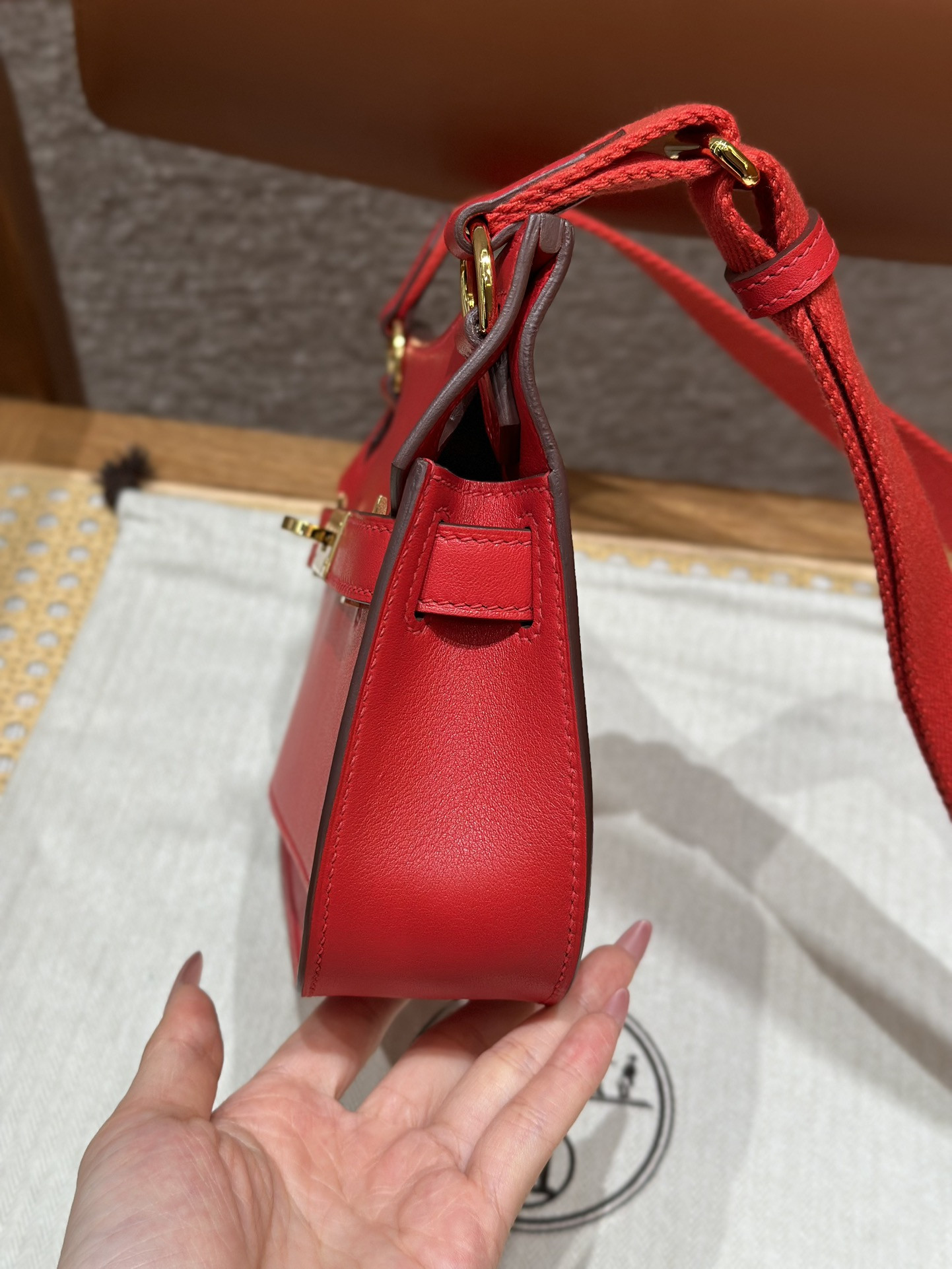 H**mes mini jypsiere 23×17×5cm