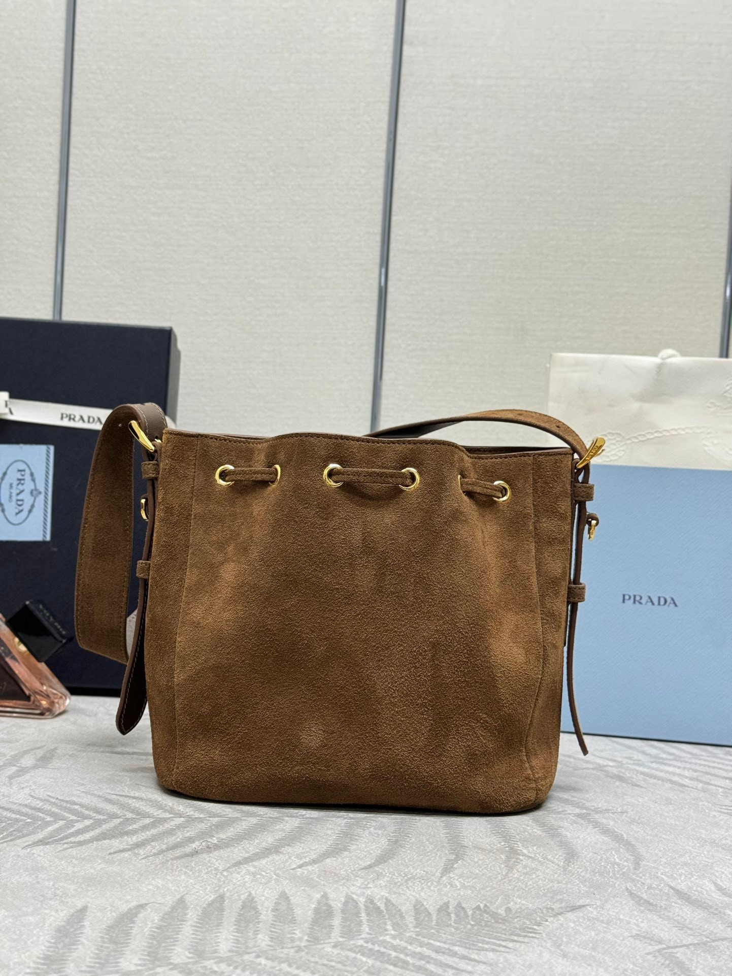 Pra*a mini-bucket bag 22x22x13cm