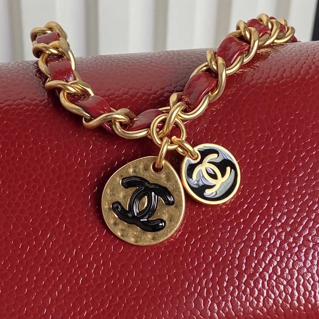 Ch*el mini flap bag 13×17.5×6cm