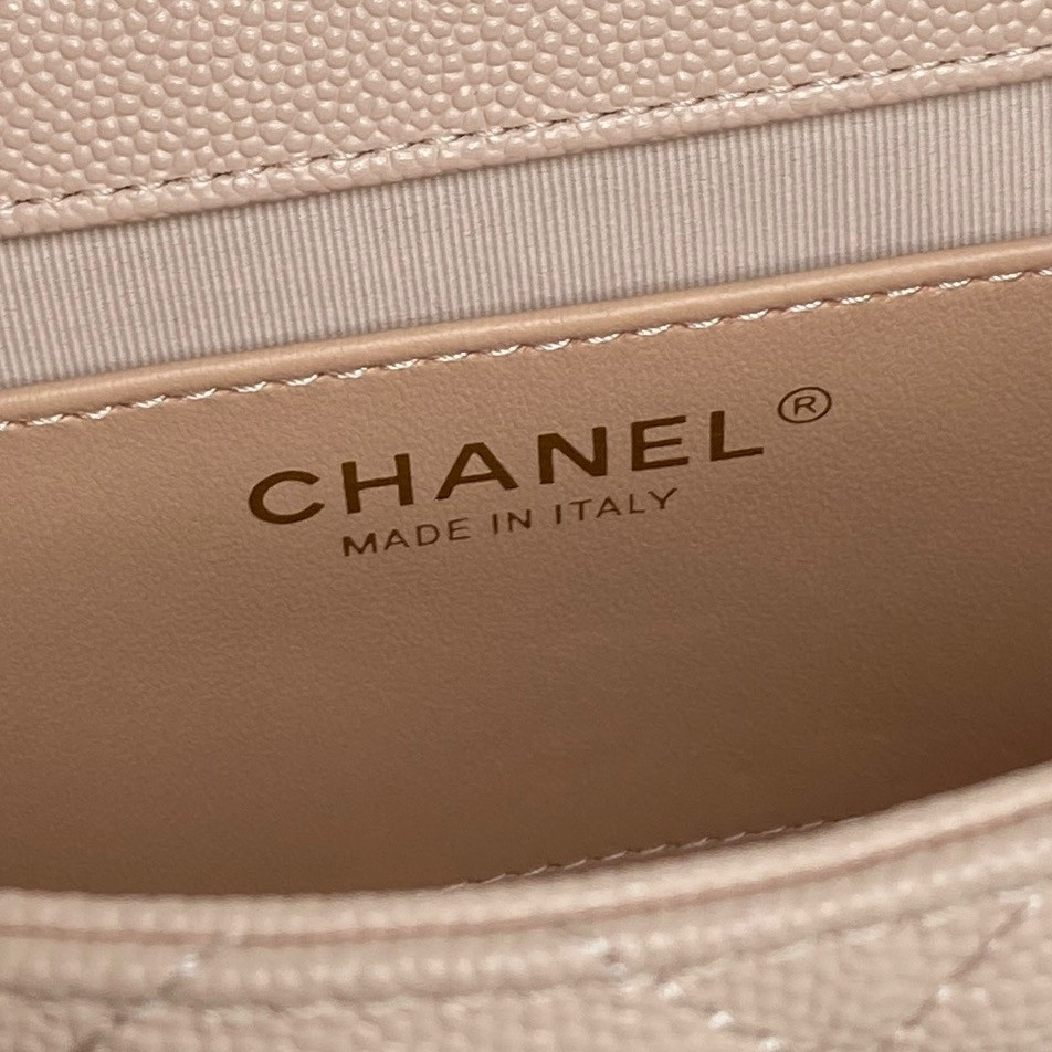 Ch*el flap handbag as5239 18×13×5.5cm