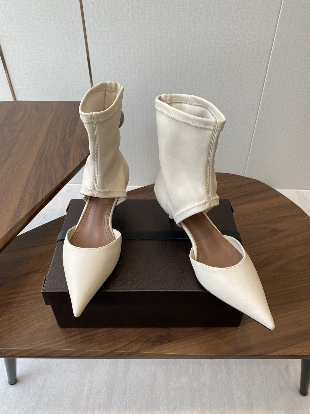 UA ALAÏA LOW BOOTS 5.5cm Heel